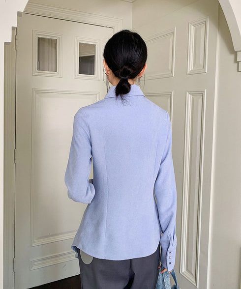 Star Button Blouse